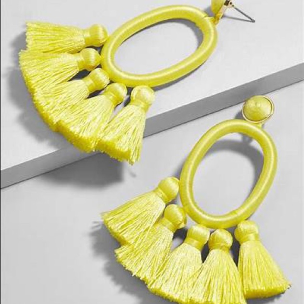 NWOT Baublebar Cotton Corsica Tassel earring